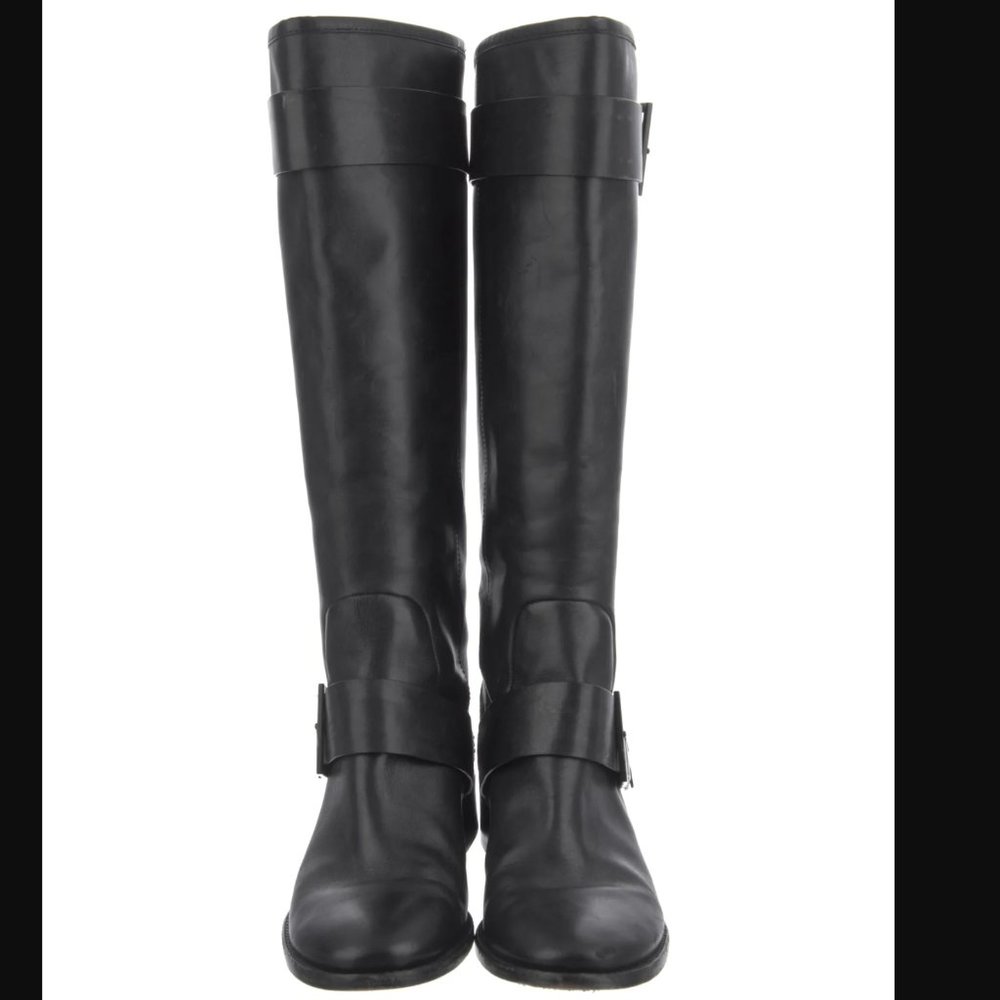BRIAN ATWOOD Leather Crystal Embellishments Riding Boots